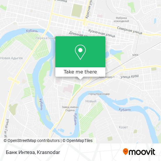 Банк Интеза map