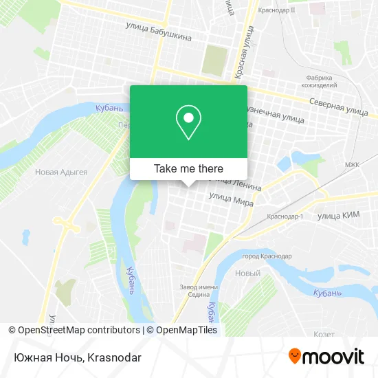 Южная Ночь map