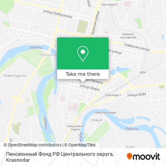 Пенсионный Фонд РФ Центрального округа map