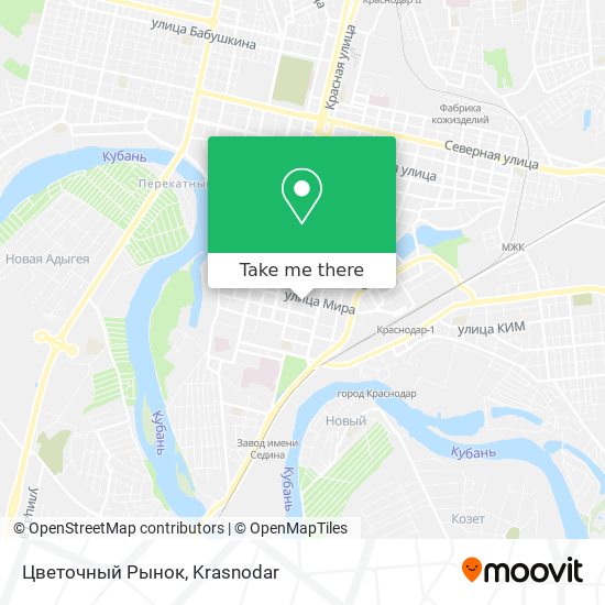 Цветочный Рынок map