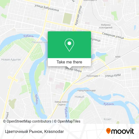 Цветочный Рынок map