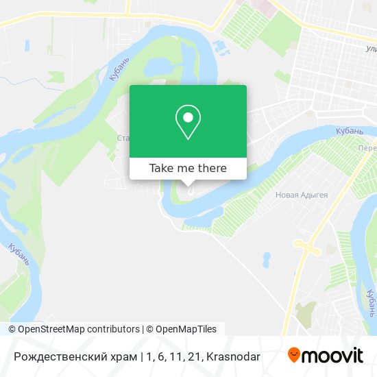 Рождественский храм | 1, 6, 11, 21 map