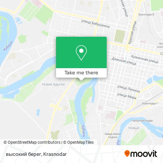 высокий берег map