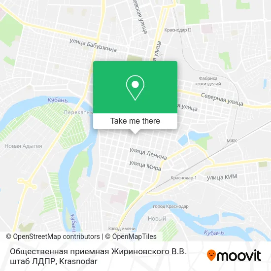 Общественная приемная Жириновского В.В. штаб ЛДПР map