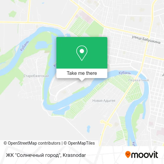 ЖК "Солнечный город" map