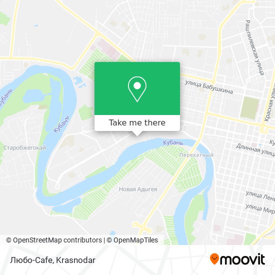 Любо-Cafe map