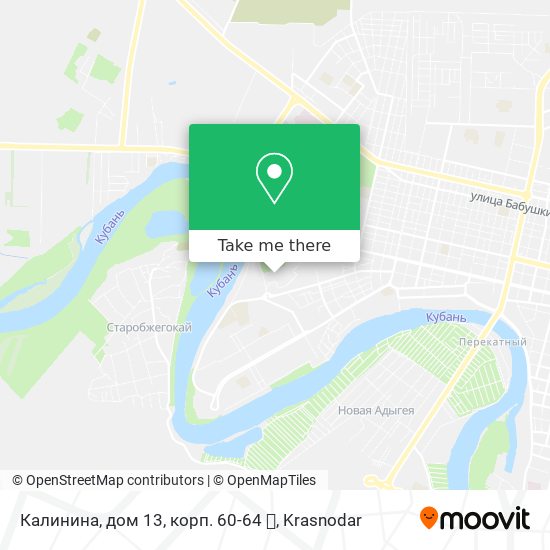 Калинина, дом 13, корп. 60-64 🏡 map