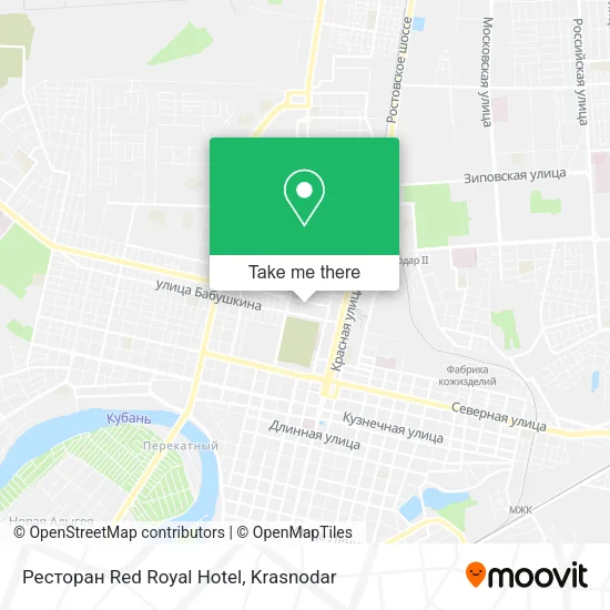 Ресторан Red Royal Hotel map