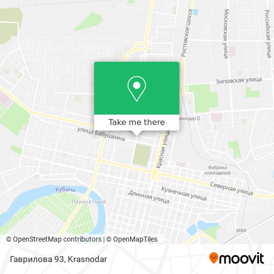 Гаврилова 93 map