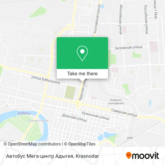 Автобус Мега-центр Адыгея map
