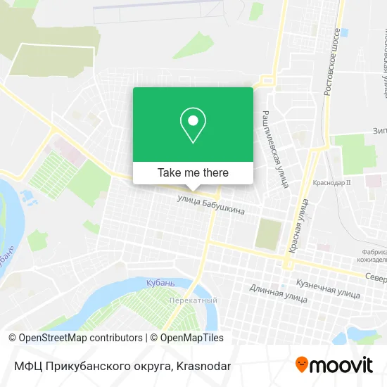 МФЦ Прикубанского округа map