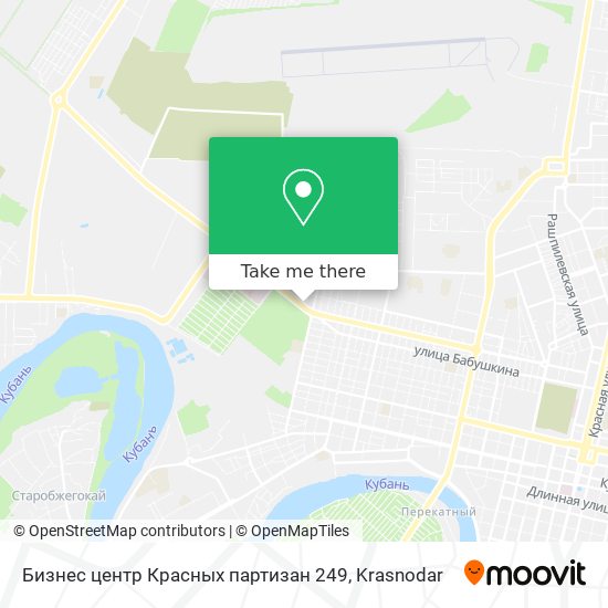 Бизнес центр Красных партизан 249 map