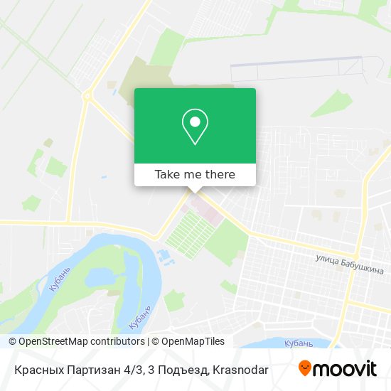 Красных Партизан 4 / 3, 3 Подъезд map