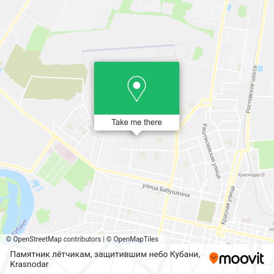 Памятник лётчикам, защитившим небо Кубани map