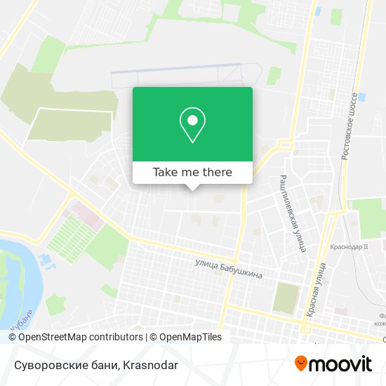 Суворовские бани map