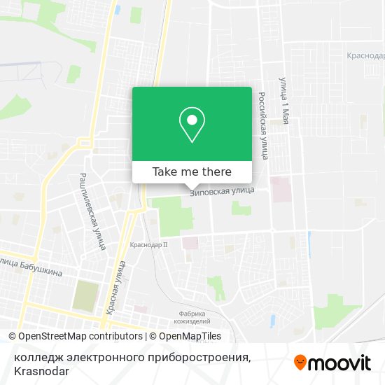 колледж электронного приборостроения map