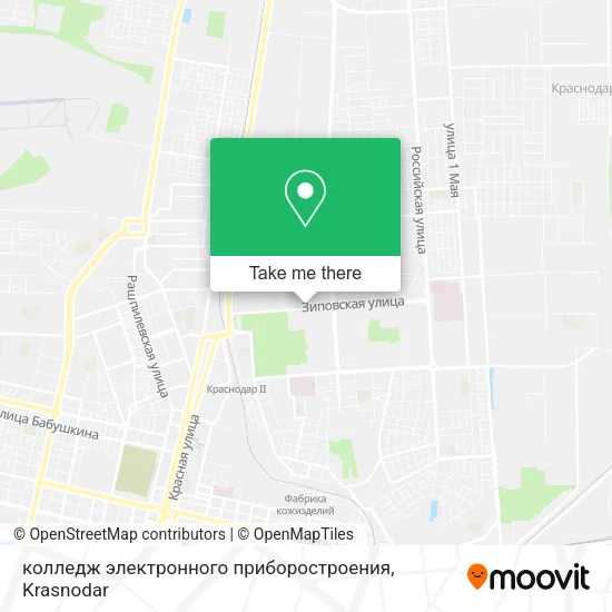 колледж электронного приборостроения map