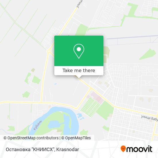 Остановка "КНИИСХ" map