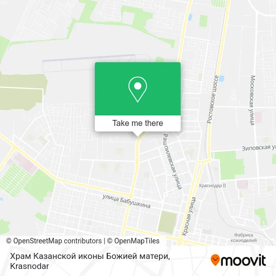 Храм Казанской иконы Божией матери map