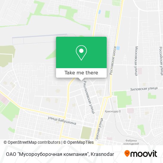 ОАО "Мусороуборочная компания" map