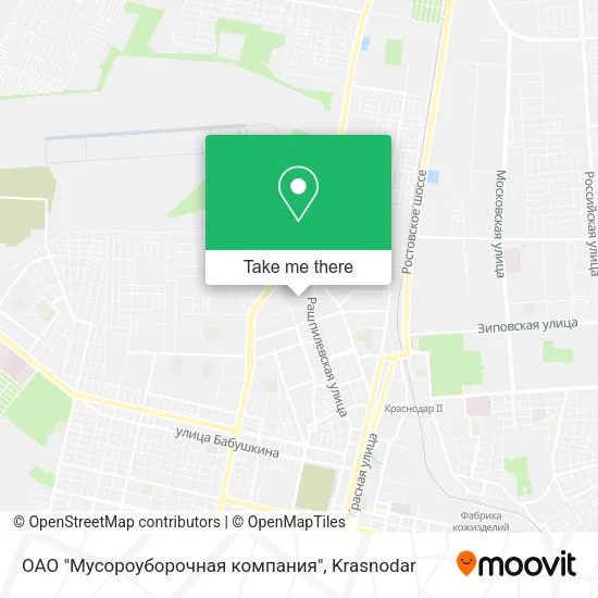 ОАО "Мусороуборочная компания" map