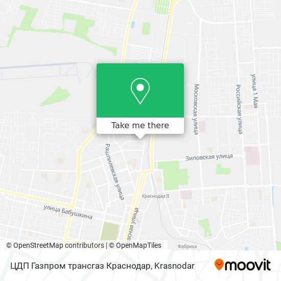 ЦДП Газпром трансгаз Краснодар map