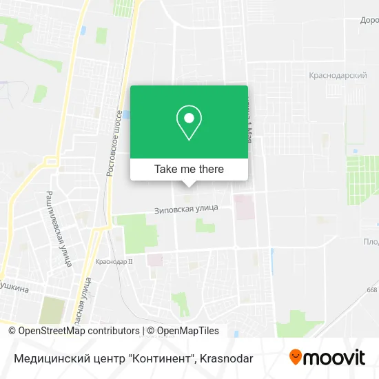 Медицинский центр "Континент" map