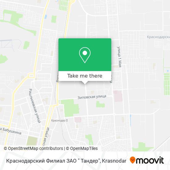 Краснодарский Филиал ЗАО " Тандер" map
