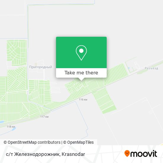 с/т Железнодорожник map