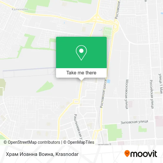 Храм Иоанна Воина map
