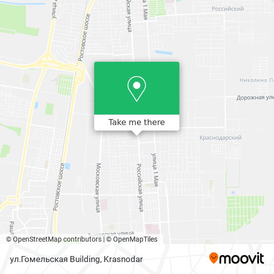 ул.Гомельская Building map