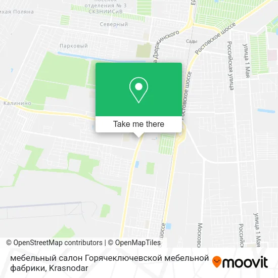 мебельный салон Горячеключевской мебельной фабрики map