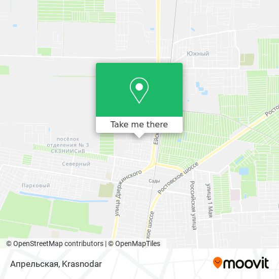 Апрельская map