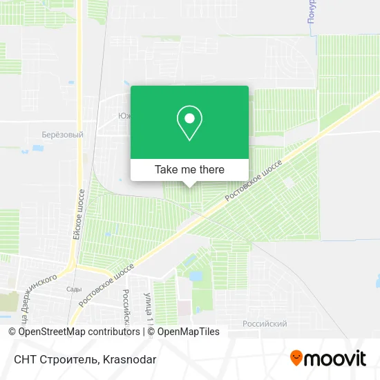 СНТ Строитель map