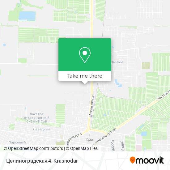 Целиноградская,4 map