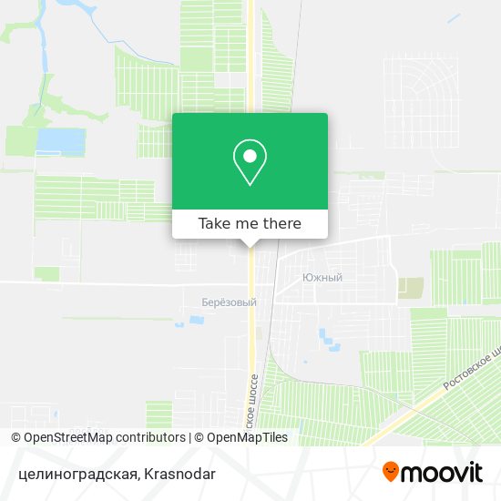 целиноградская map