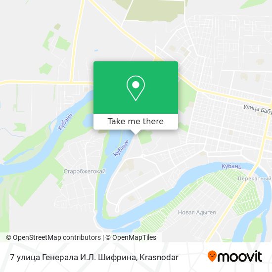 7 улица Генерала И.Л. Шифрина map