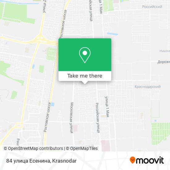 84 улица Есенина map