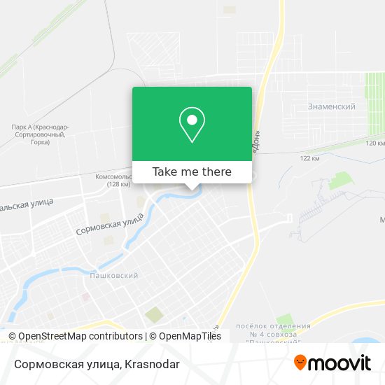 Сормовская улица map