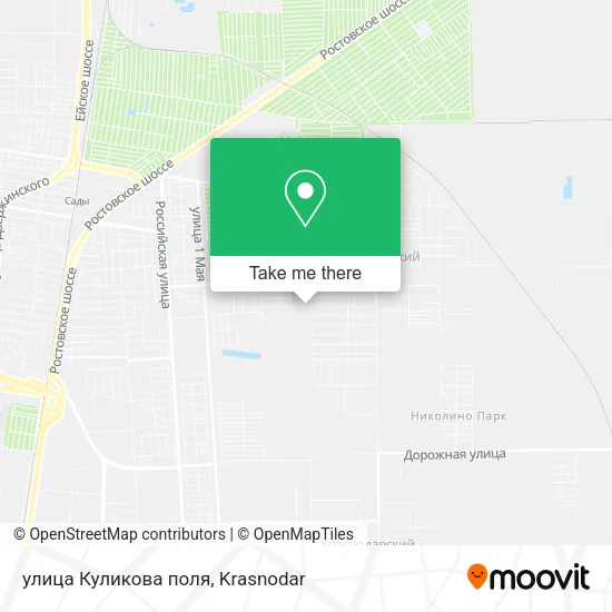 улица Куликова поля map
