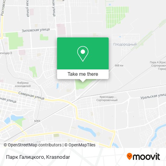 Парк Галицкого map