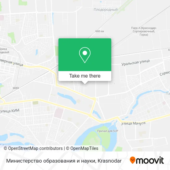 Министерство образования и науки map