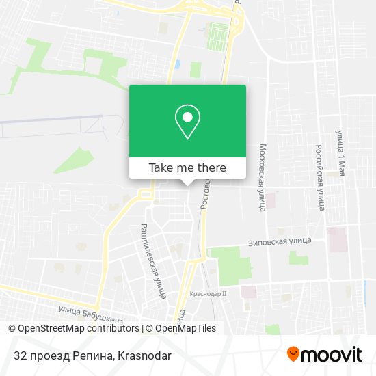 32 проезд Репина map