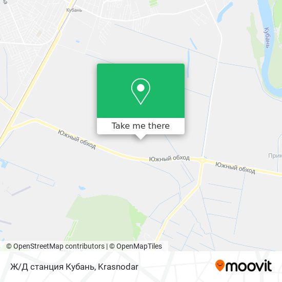 Ж/Д станция Кубань map