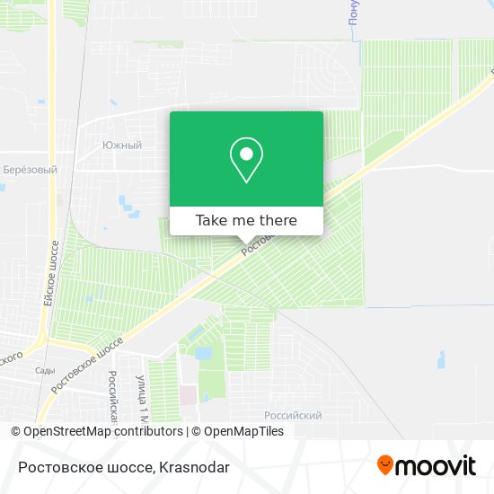 Ростовское шоссе map