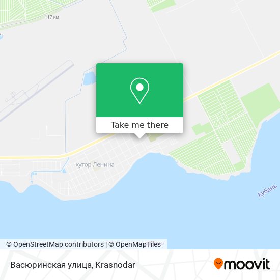 Васюринская улица map