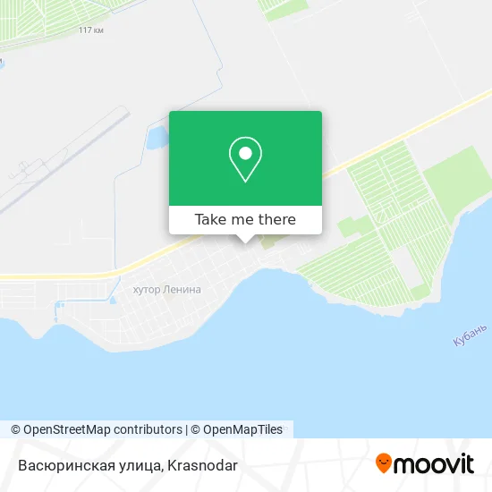 Васюринская улица map