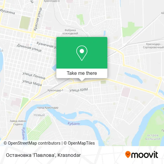 Остановка 'Павлова' map