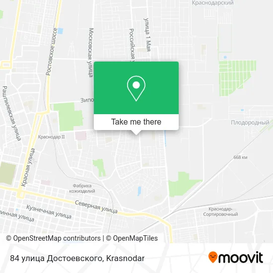 84 улица Достоевского map