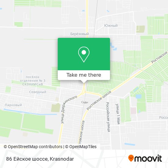 86 Ейское шоссе map